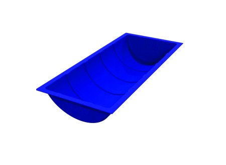 Cocho de Plástico 160 Litros - comedouro para gado em Polietileno